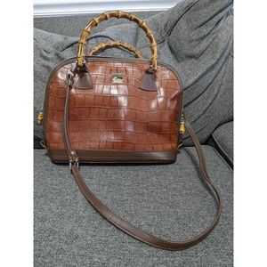 Vintage Dooney and Bourke Croc Satchel